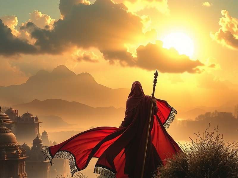 Mystical World of Silver Saffron Chronicles Silver Saffron Chronicles hero image showing mystical Indian landscape